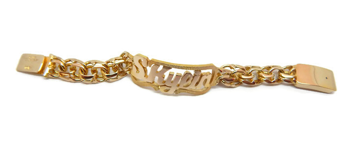 Link Chain Bracelets for Girls and Kids in Gold and Silver