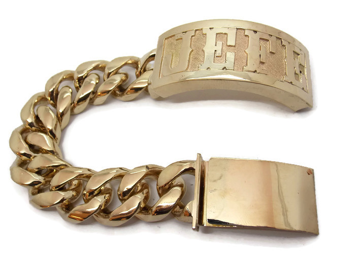 Gold Miami Cuban Bracelet 7mm – Miami Links