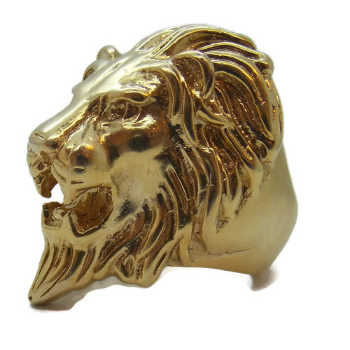 Gold Lion Ring – Nino925