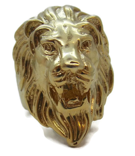 Lion Ring - Brass – Twisted Love Jewelry Works NYC