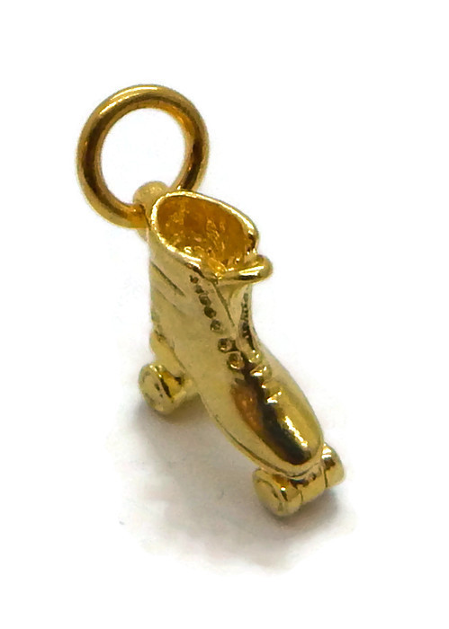 Details about   14K Yellow Gold 3-D Rollerblade Charm Pendant MSRP $306 