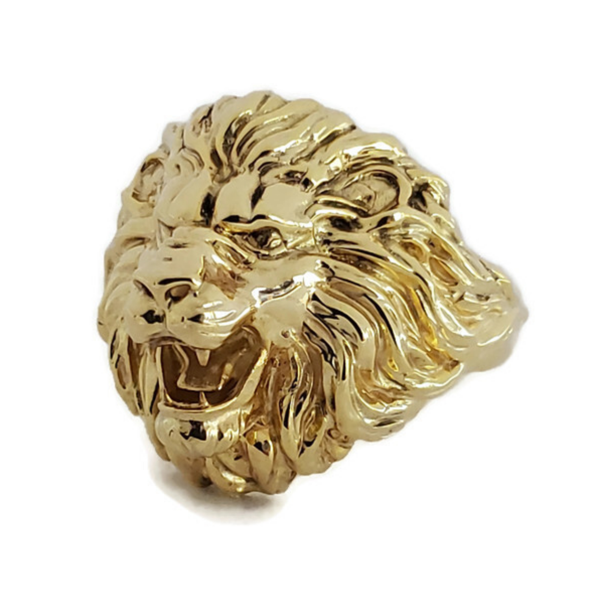 Diamond Border Lion Ring | Real Gold and Diamonds – Liry's Jewelry