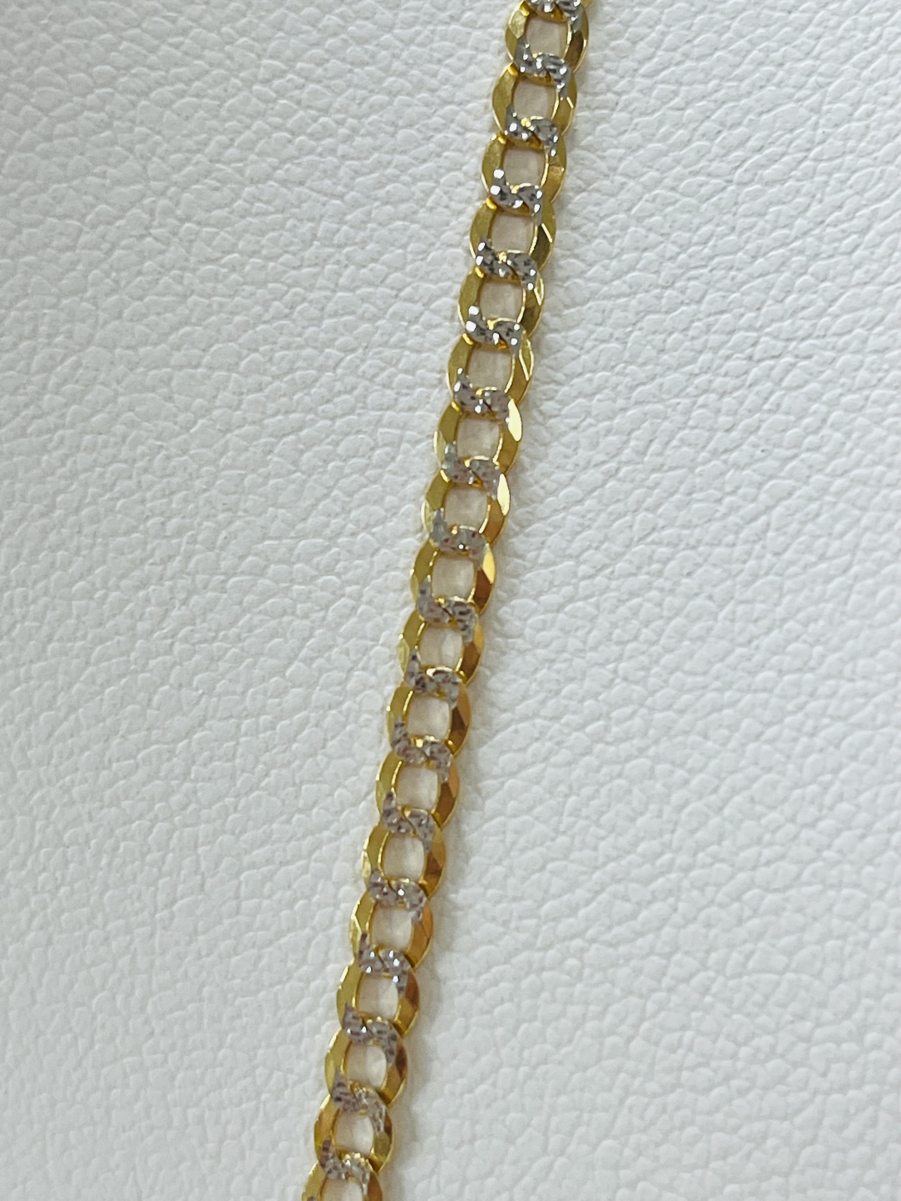 Flat beveled sales curb chain