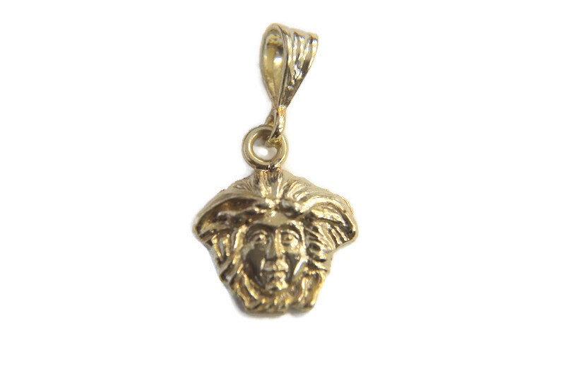 Medusa head pendant gold sale